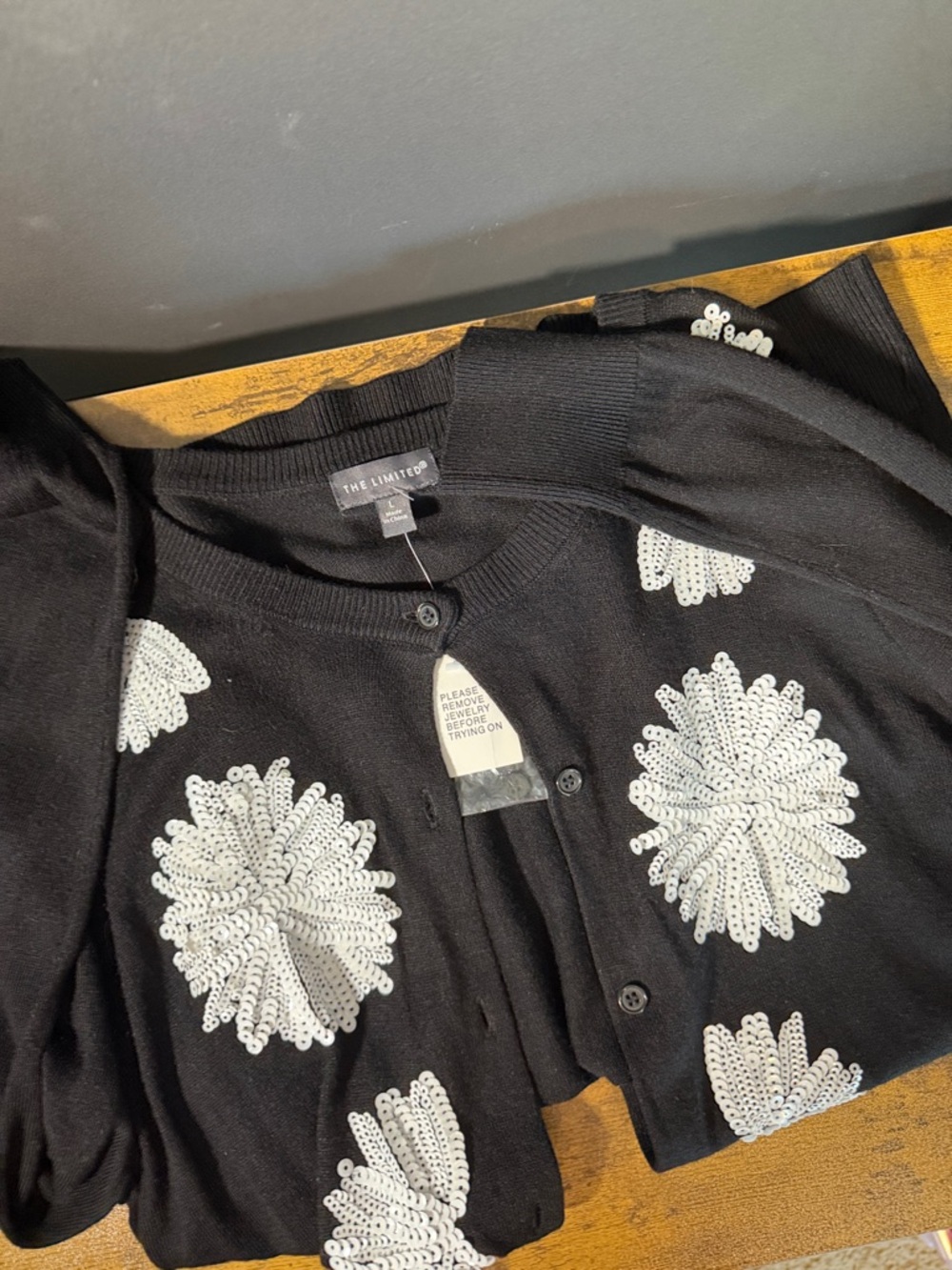 The Limited Button Down Sweater. NWT - Picture 3 of 9
